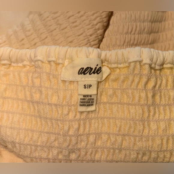 Aerie Soft Landing Corset Tube Top (yellow cream) Size Medium - Picture 4 of 4